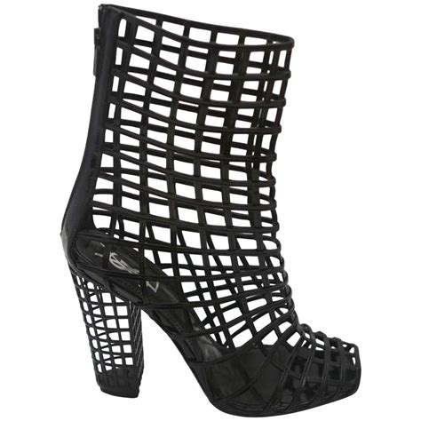 ysl cage shoes|Yves Saint Laurent Cage Boots .